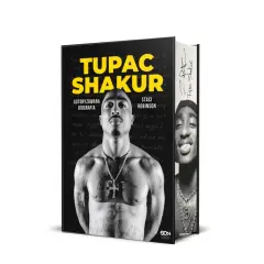 Okładka książki "Tupac Shakur. Autoryzowana biografia" ze zdjęciem rapera.