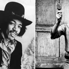 Jimi Hendrix i Kurt Cobain, ikony muzyki, tworzą niezwykłą grupę 27. Ich spojrzenia mówią więcej niż tysiąc słów.