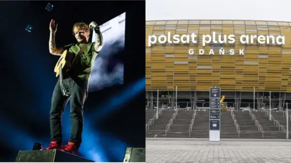 Ed Sheeran na koncercie w Polsce, na Polsat Plus Arena Gdańsk.